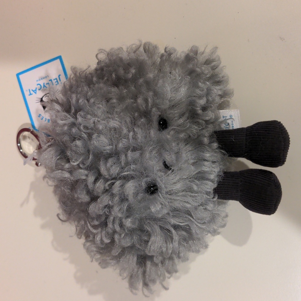 Jellycat Amuseables Storm Cloud Bag Charm Authentic.  Barand New